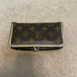 Vintage LV makeup pouch